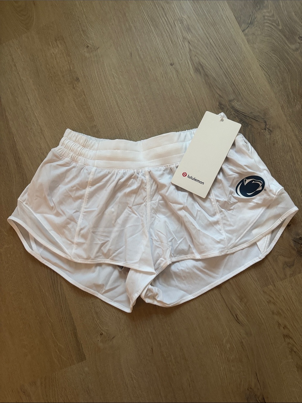 lululemon athletica Penn State White Athletic Shorts